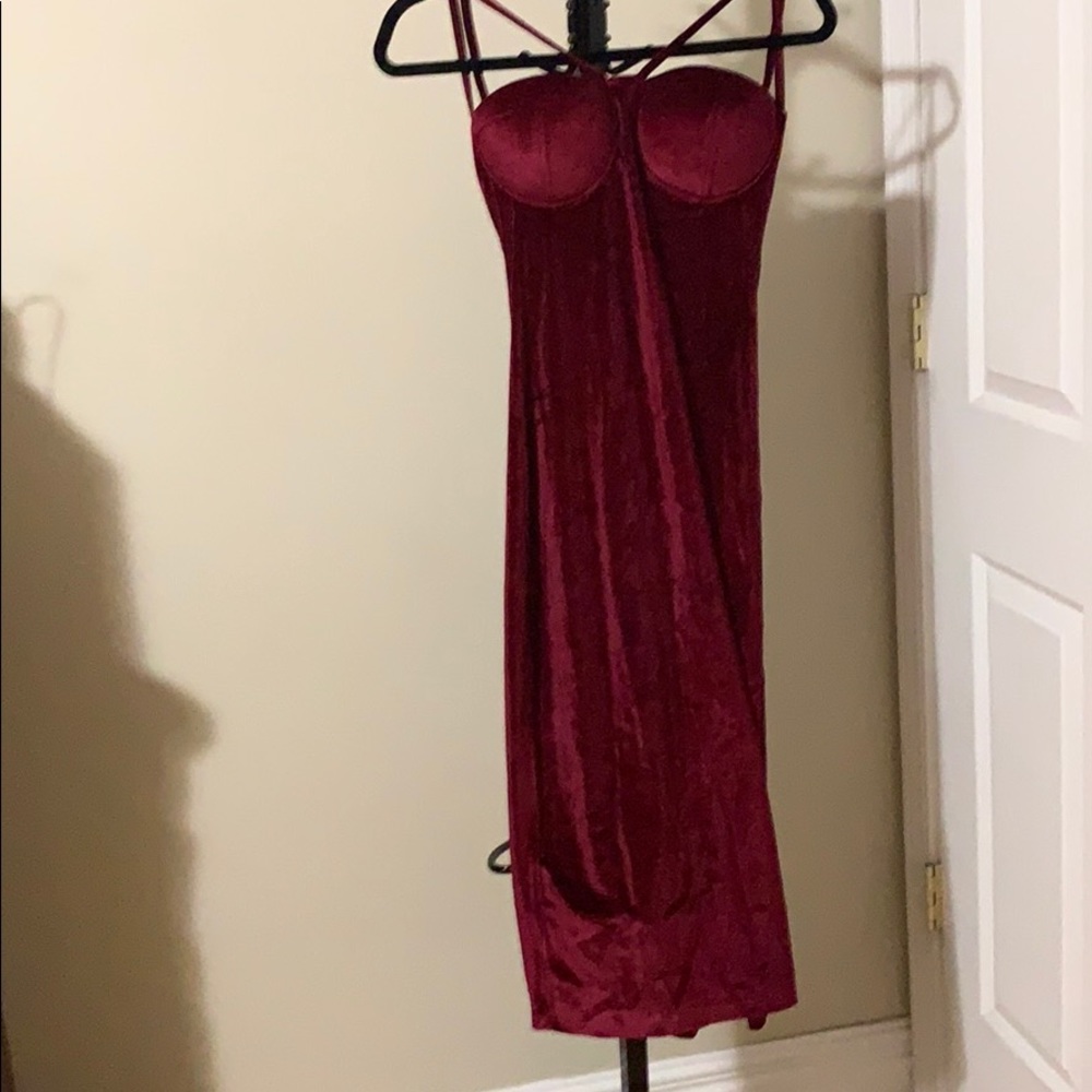 Maroon dress